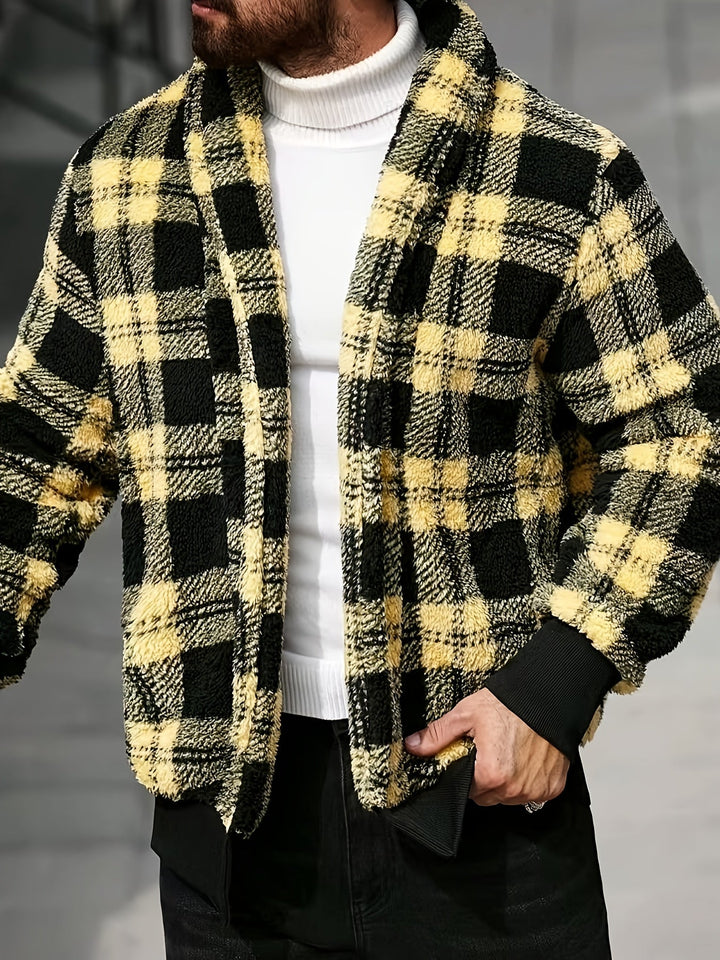 Checked Relaxed Fit Jacket