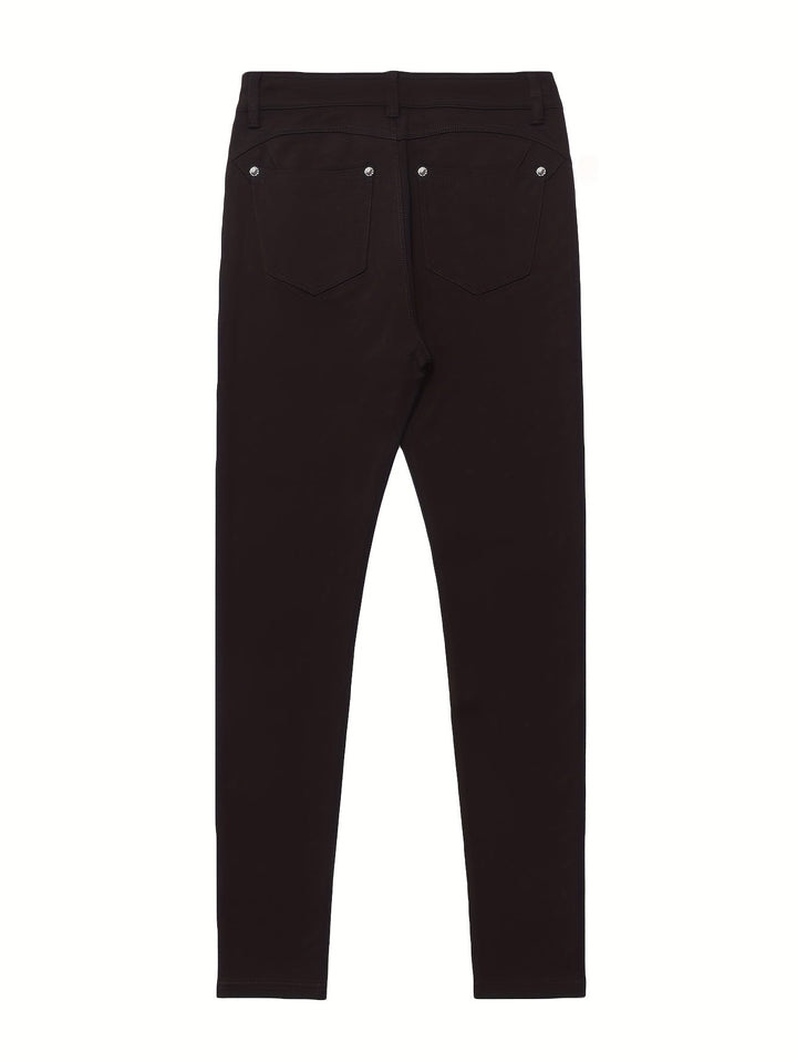 High-Waist Skinny Jeans