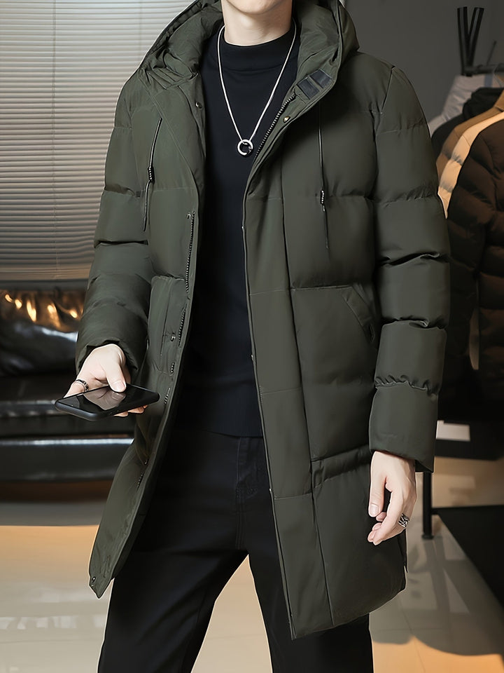Hooded Longline Puffer Coat