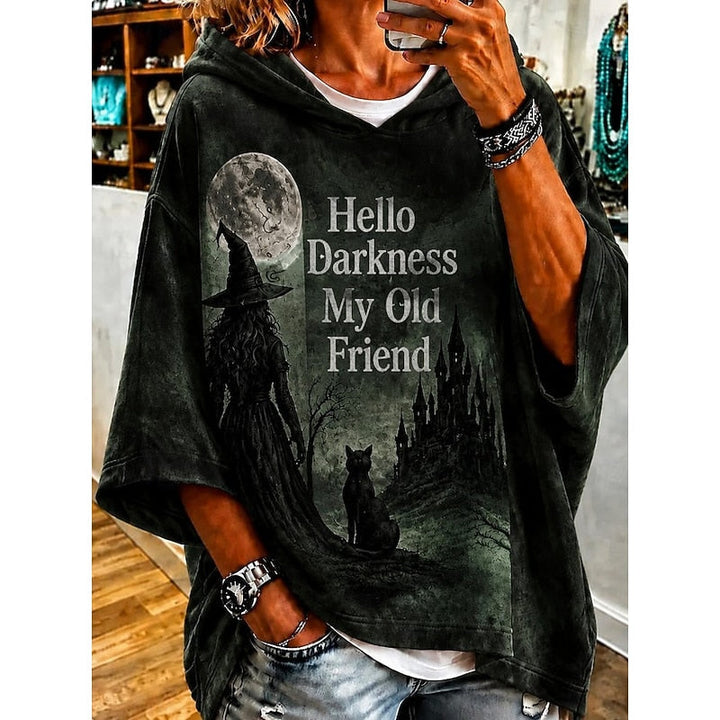 Halloween Graphic Hooded Sweatshirt