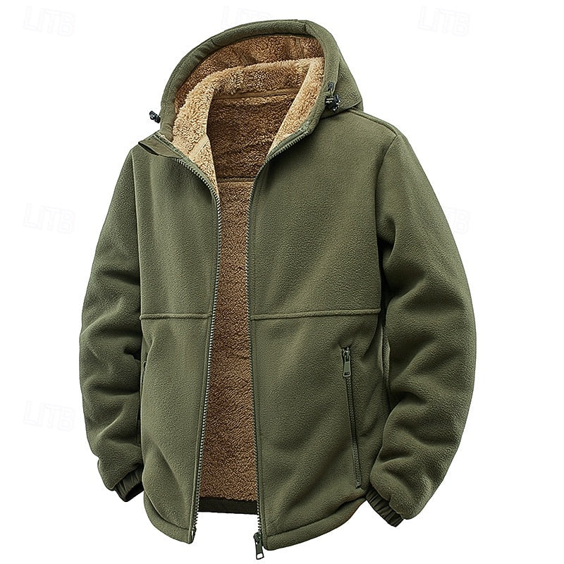 Cozy Hooded Full-Zip Jacket