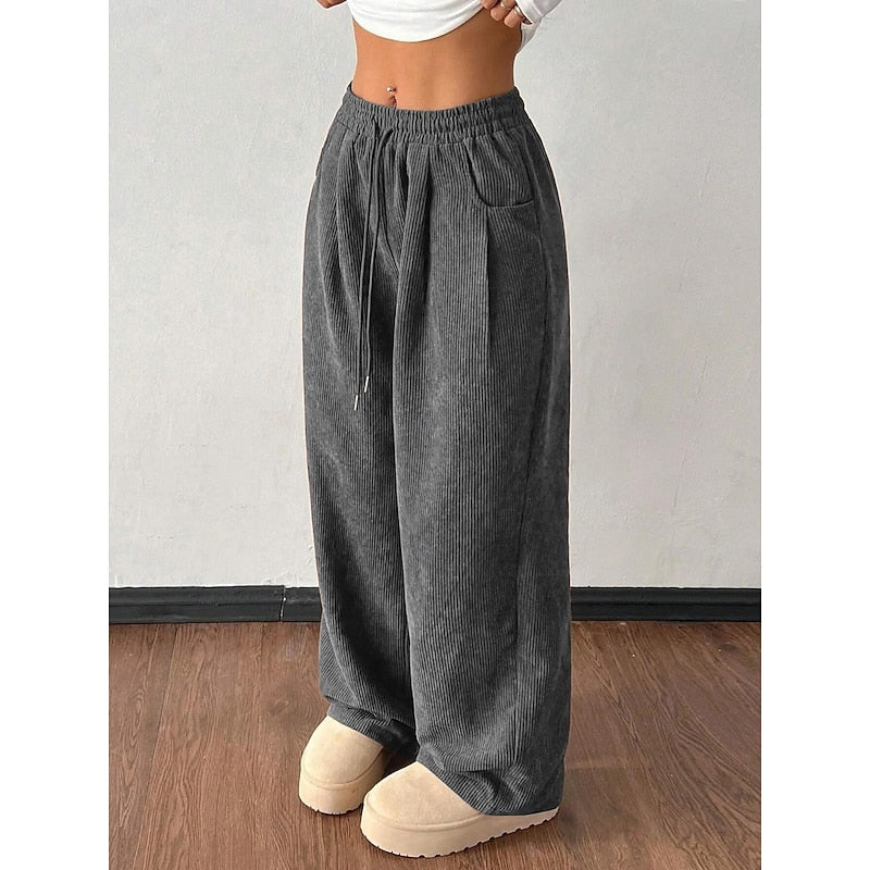 Relaxed Wide-Leg Pants