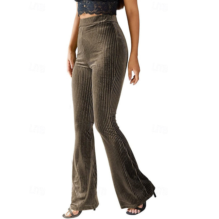 High-Waist Flared Pants