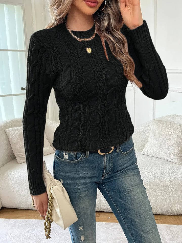 Classic Twist-Knit Sweater