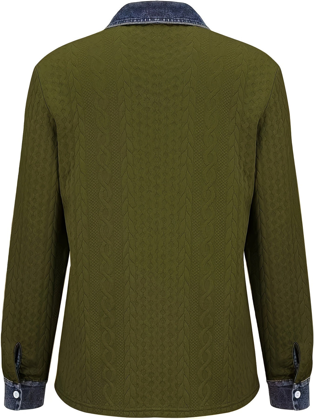 Textured Button-Up Shirt