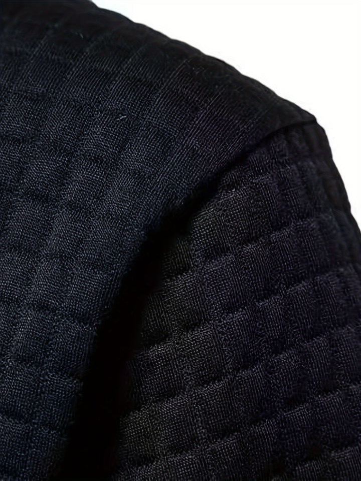 Textured Hooded Sweatshirt