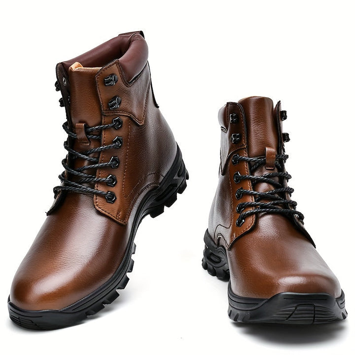 Rugged Lace-Up Boots