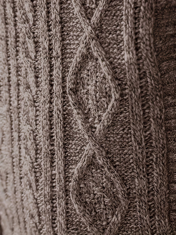 Textured Full-Zip Cardigan