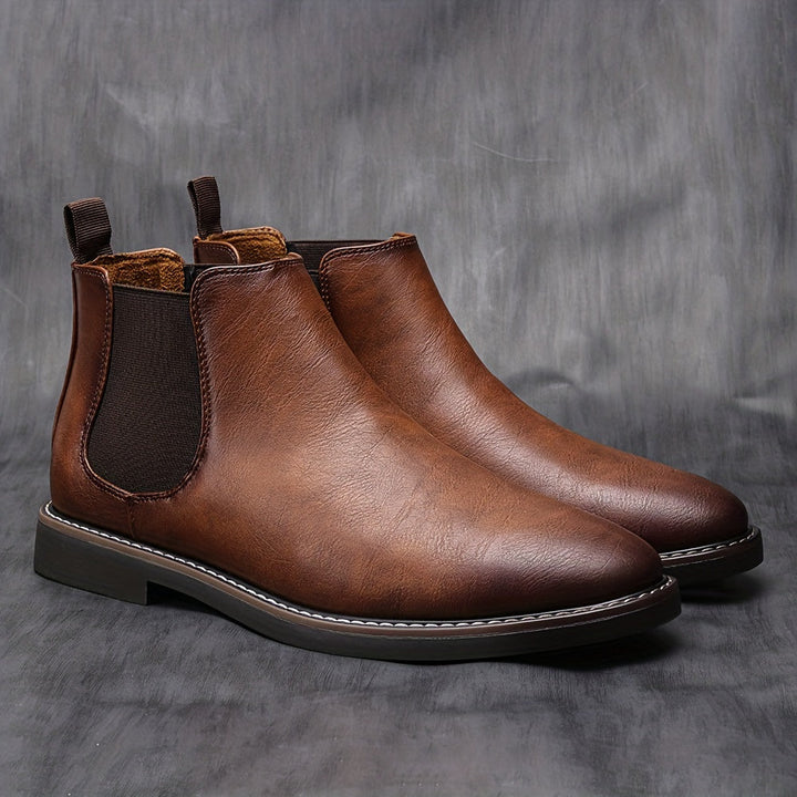 Refined Slip-On Chelsea Boots