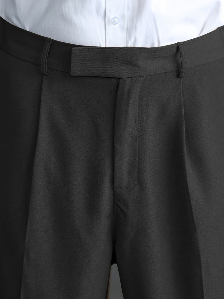 Relaxed Wide-Leg Dress Pants