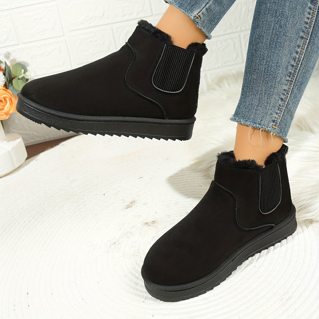 Cozy Platform Ankle Boots