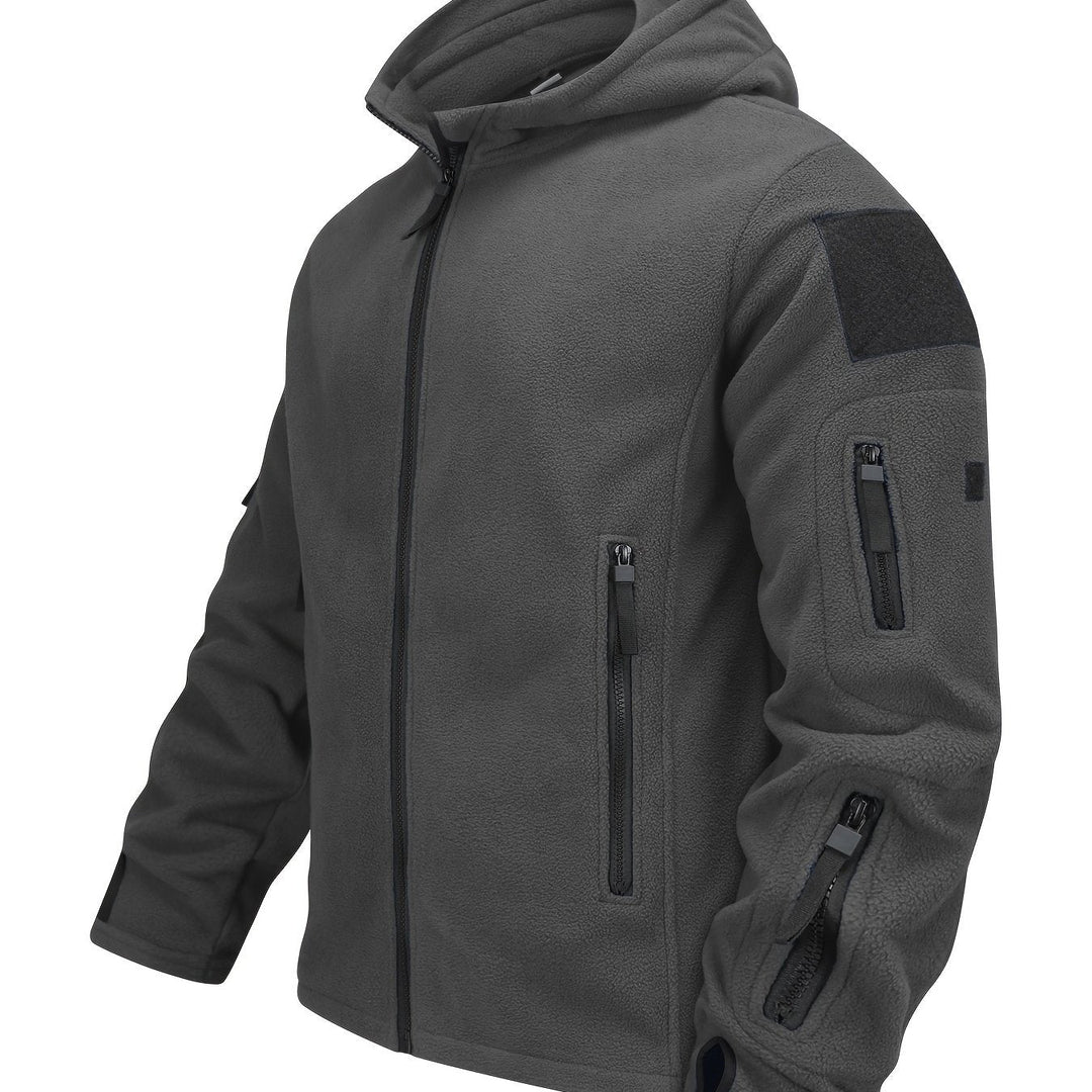 Rugged Hooded Zip Jacket
