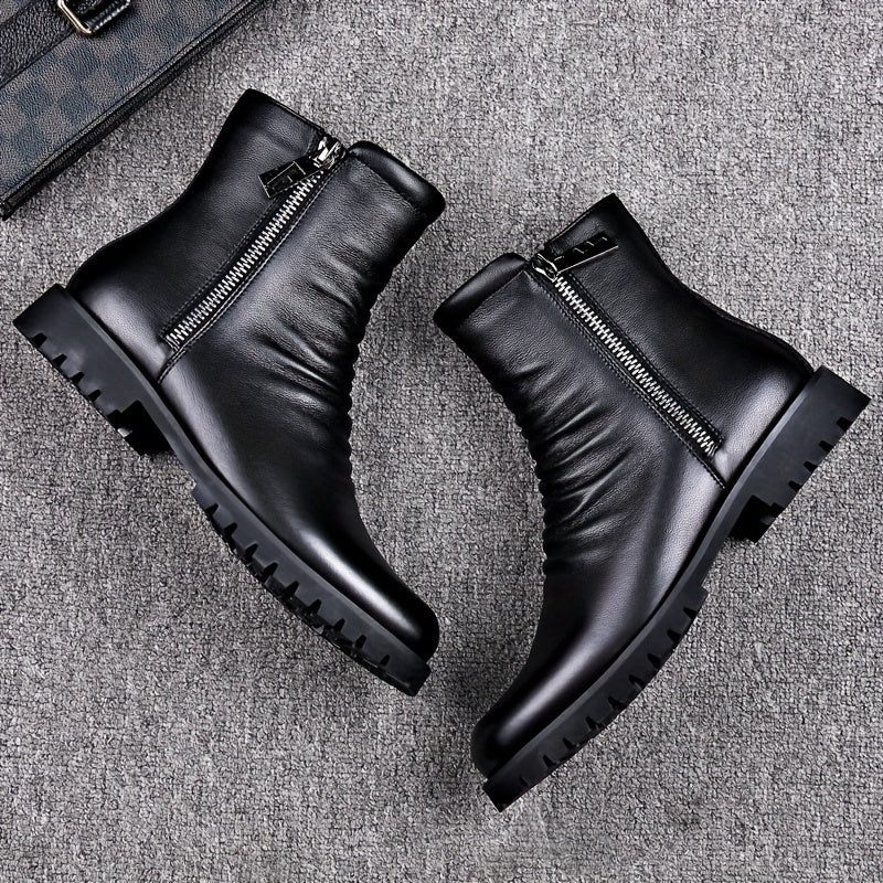Refined Zip-Side Boots