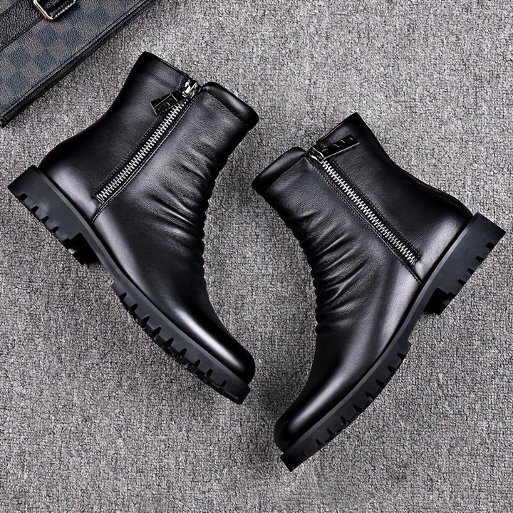 Refined Zip-Side Boots