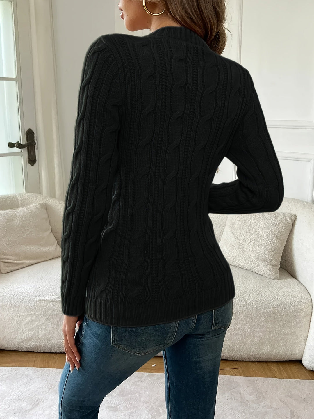 Classic Twist-Knit Sweater