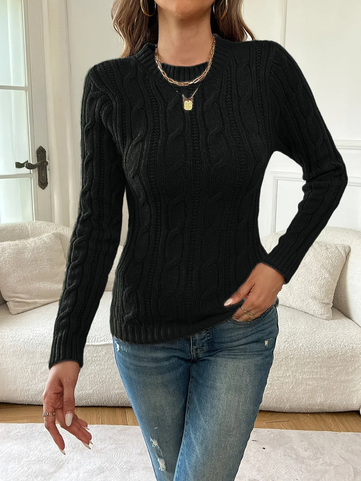 Classic Twist-Knit Sweater