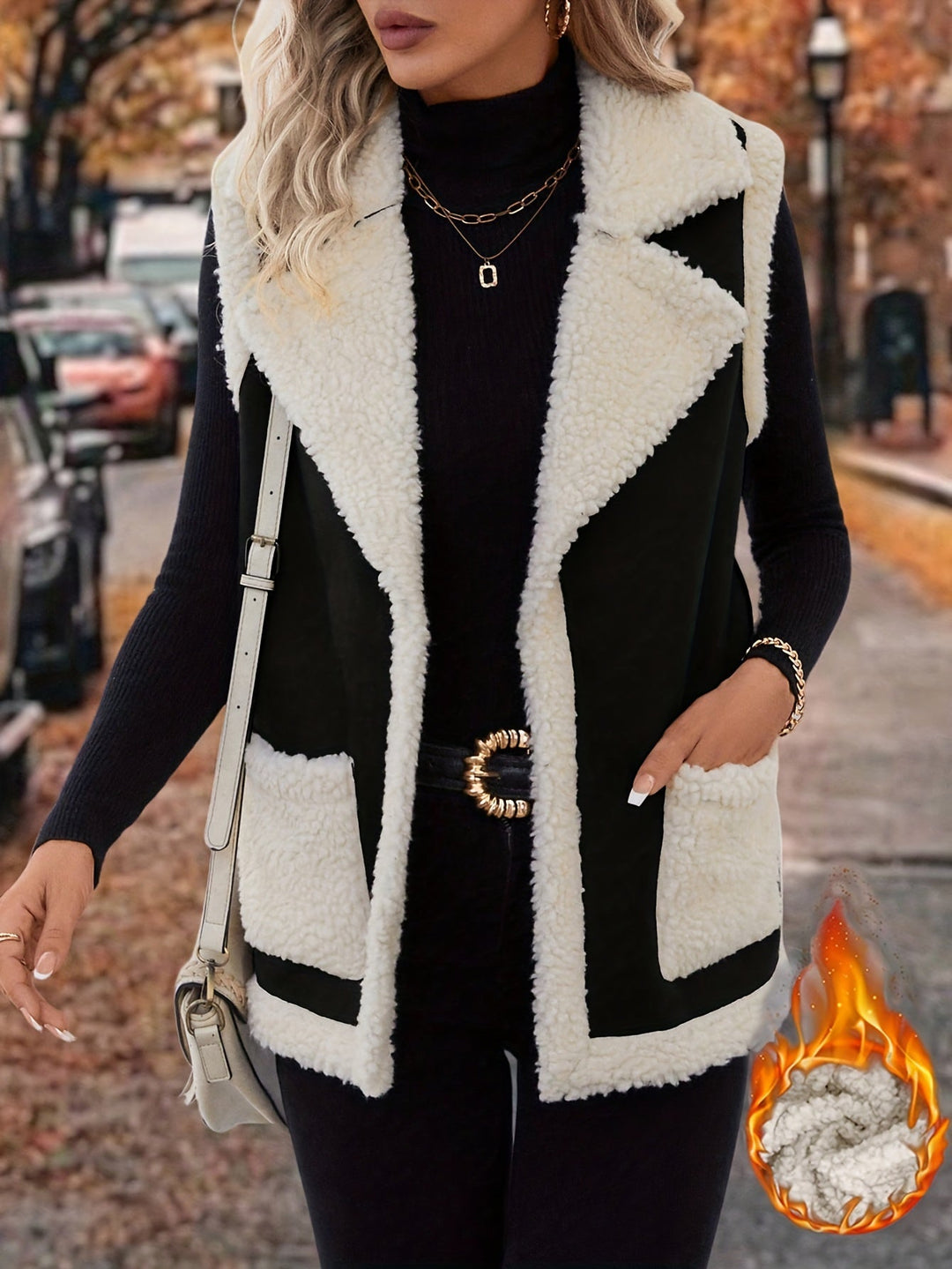 Cozy Lapel Vest