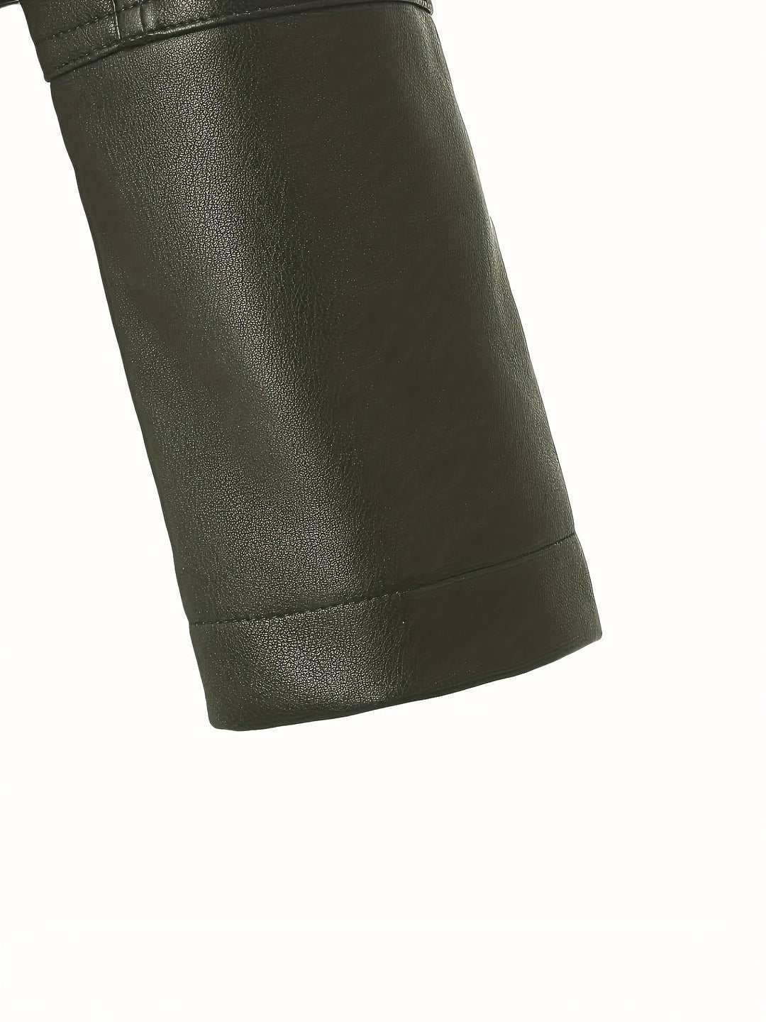 Sculpted Zip-Front Moto Jacket