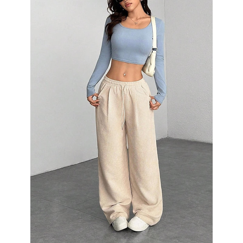 Relaxed Wide-Leg Pants