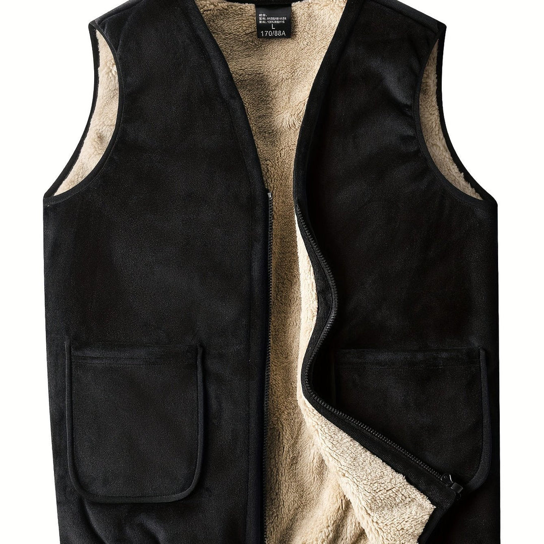 Cozy Lined Sleeveless Vest