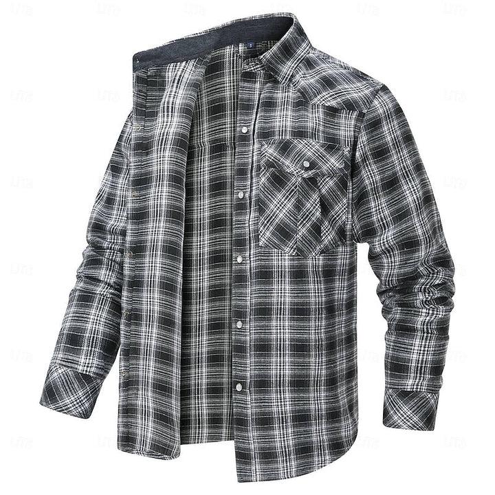 Rugged Plaid Overshirt