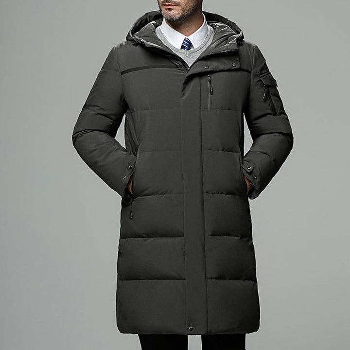Hooded Longline Puffer Coat
