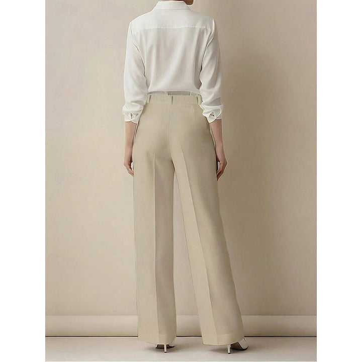 High-Waist Tailored Pants