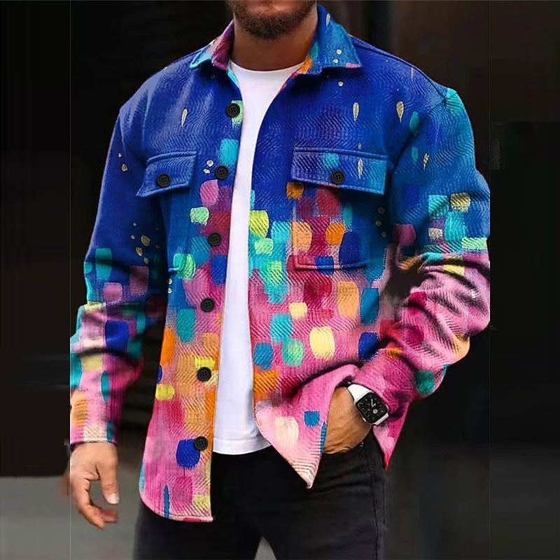 Bold Patterned Overshirt
