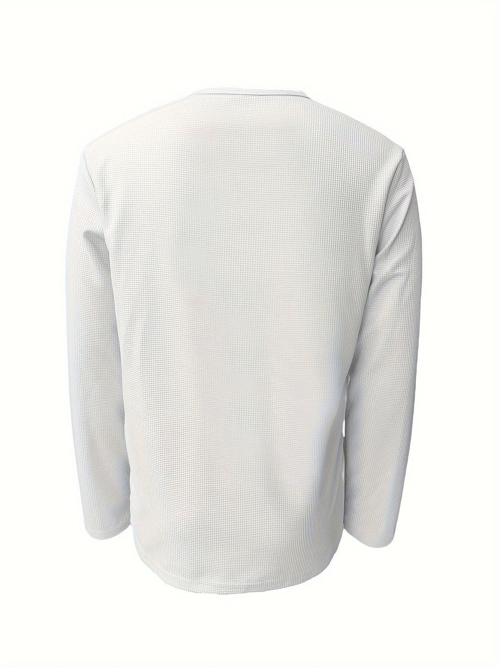 Textured Long-Sleeve Henley