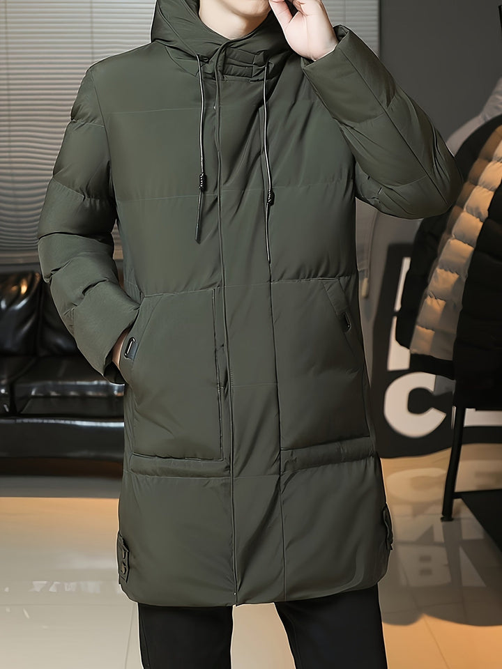 Hooded Longline Puffer Coat