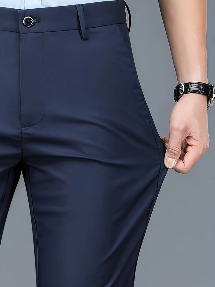 Tailored Straight-Leg Pants