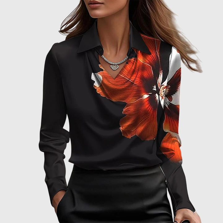Draped Elegant Blouse