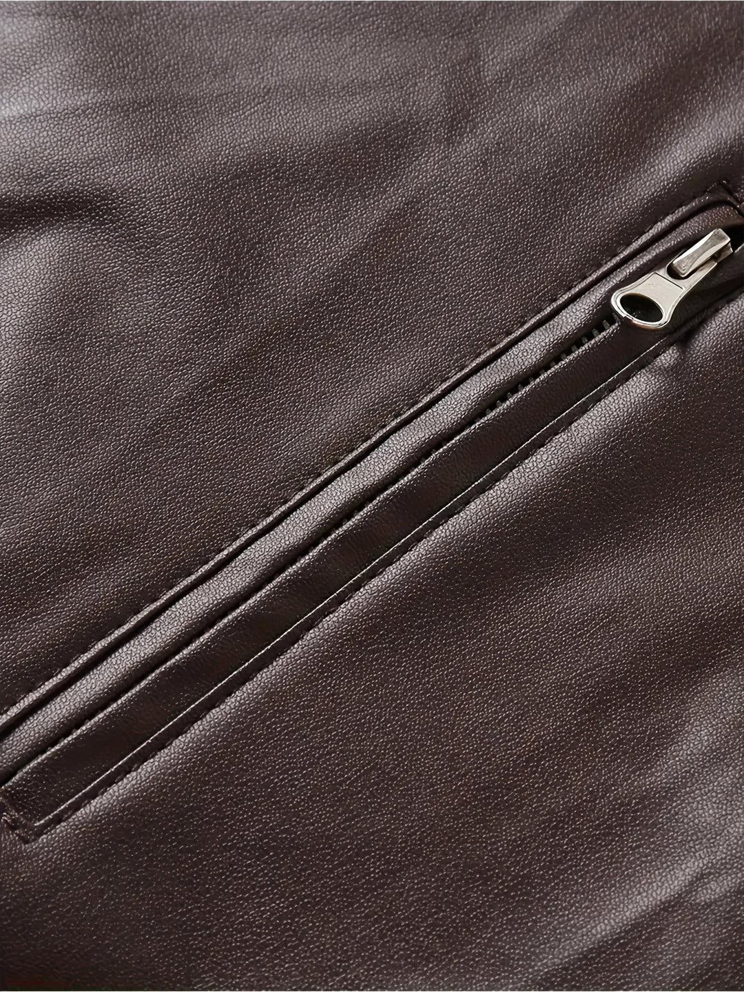 Stand-Collar Moto Jacket