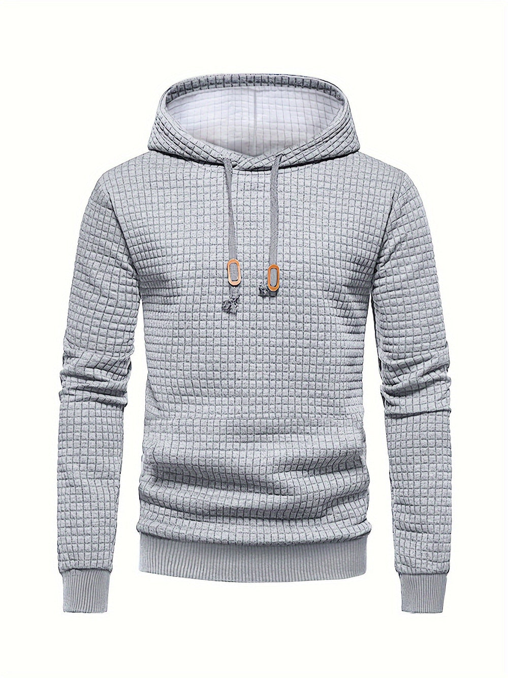 Textured Hooded Pullover