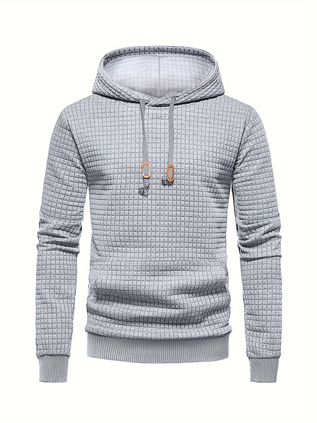 Textured Hooded Pullover