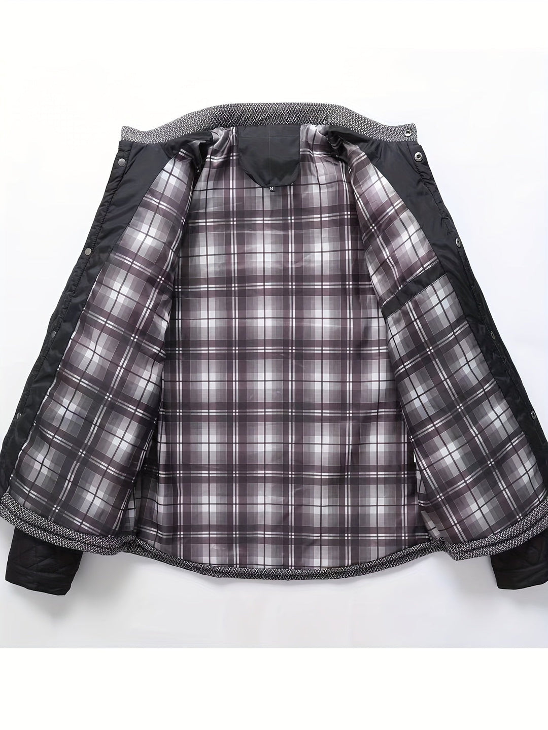 Quilted Stand-Collar Jacket