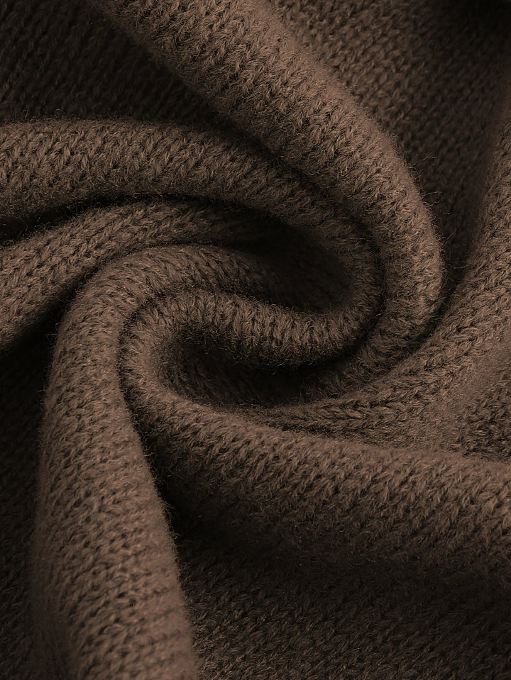 Cable-Knit V-Neck Sweater Vest