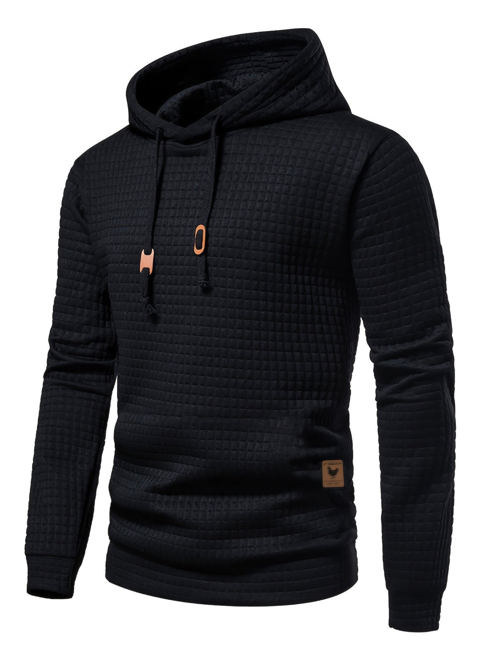 Textured Pullover Hoodie