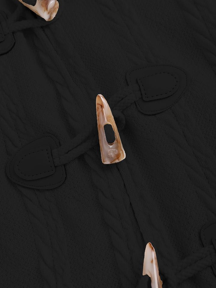 Fur-Trimmed Hooded Longline Coat
