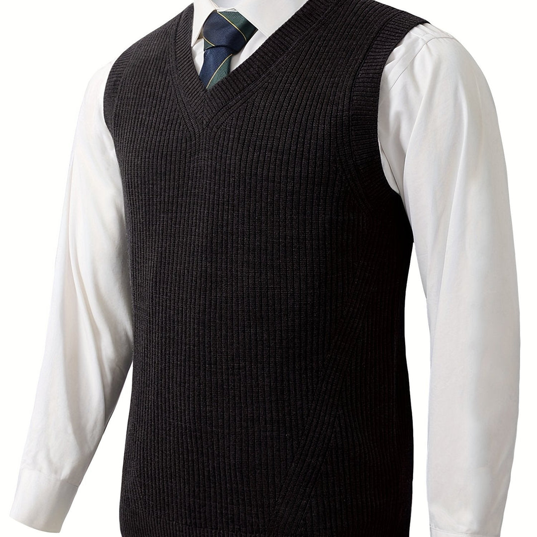 Classic V-Neck Sweater Vest