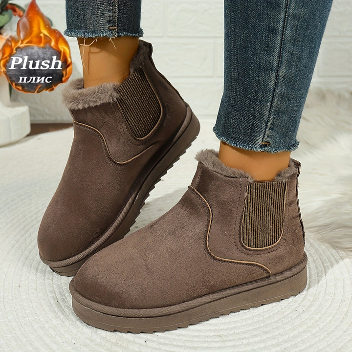 Cozy Platform Ankle Boots