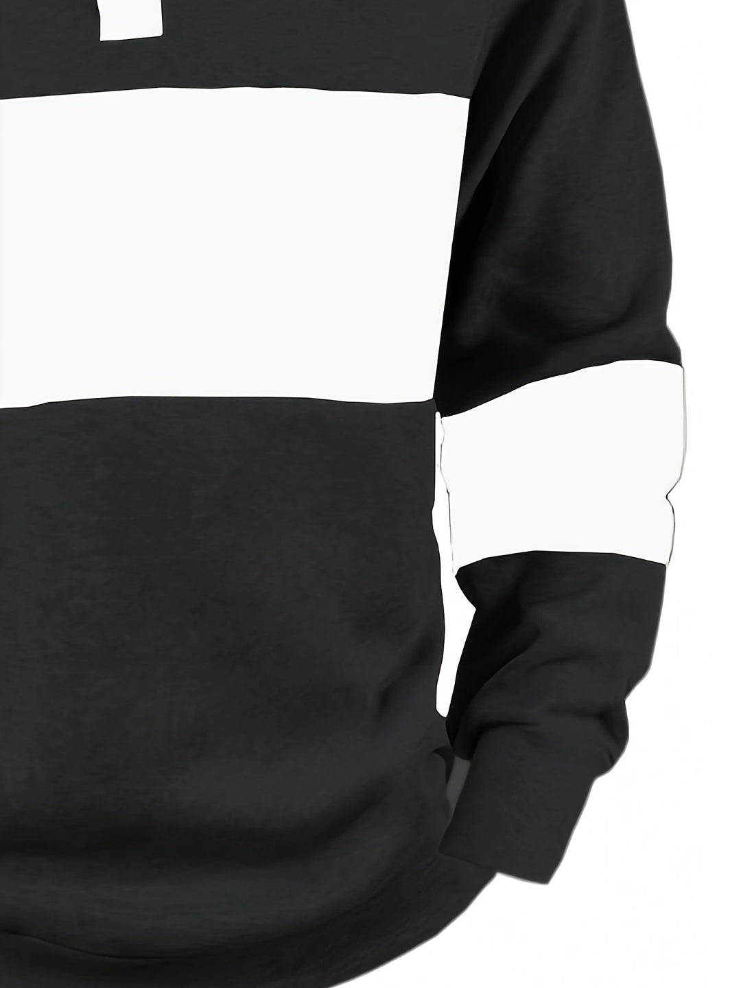 Color-Block Long Sleeve Polo Shirt