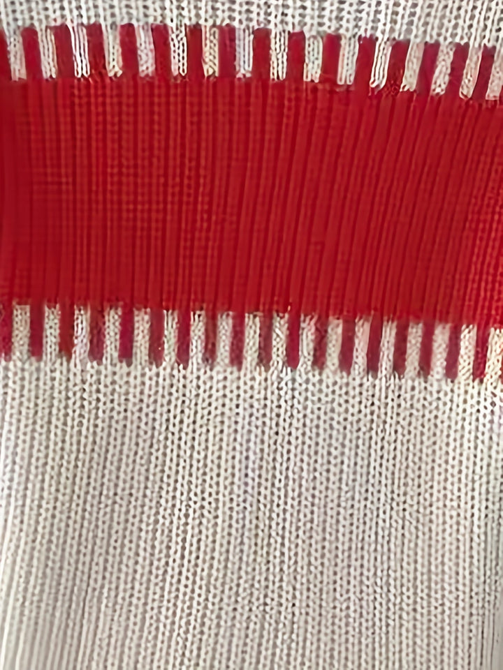 Colour-Block Striped Sweater