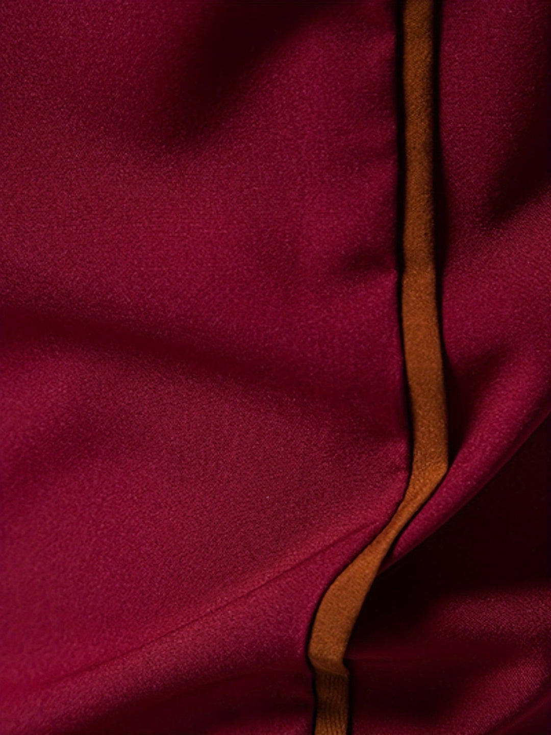 Contrast Trim Button-Up Shirt