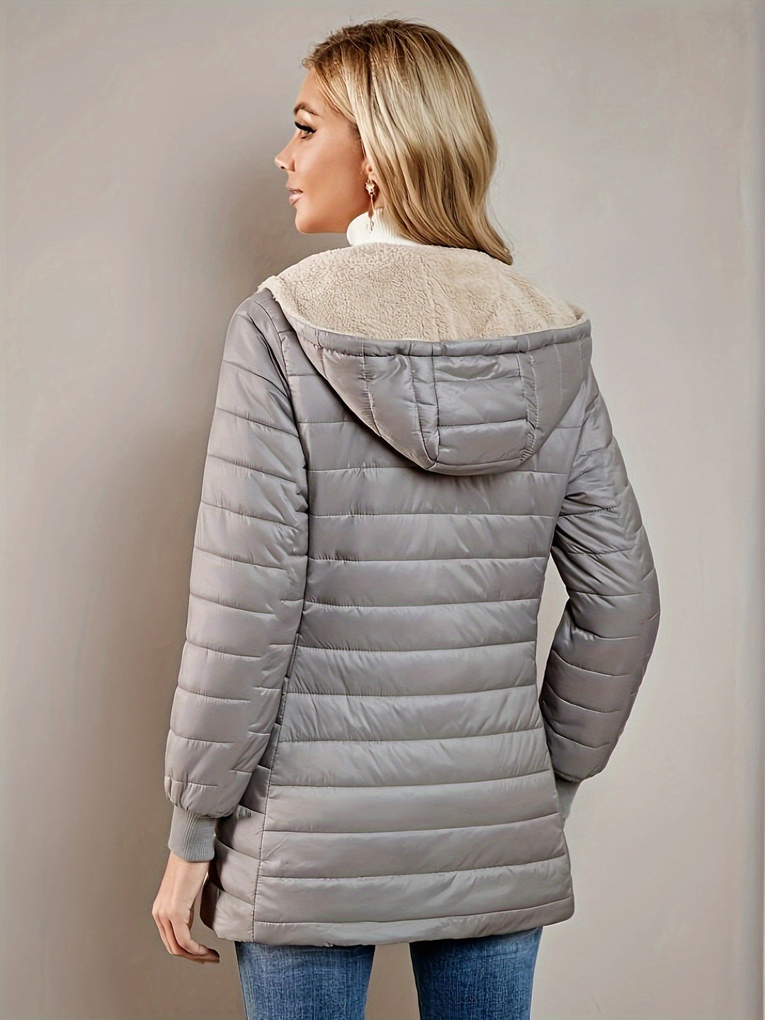Quilted Longline Coat