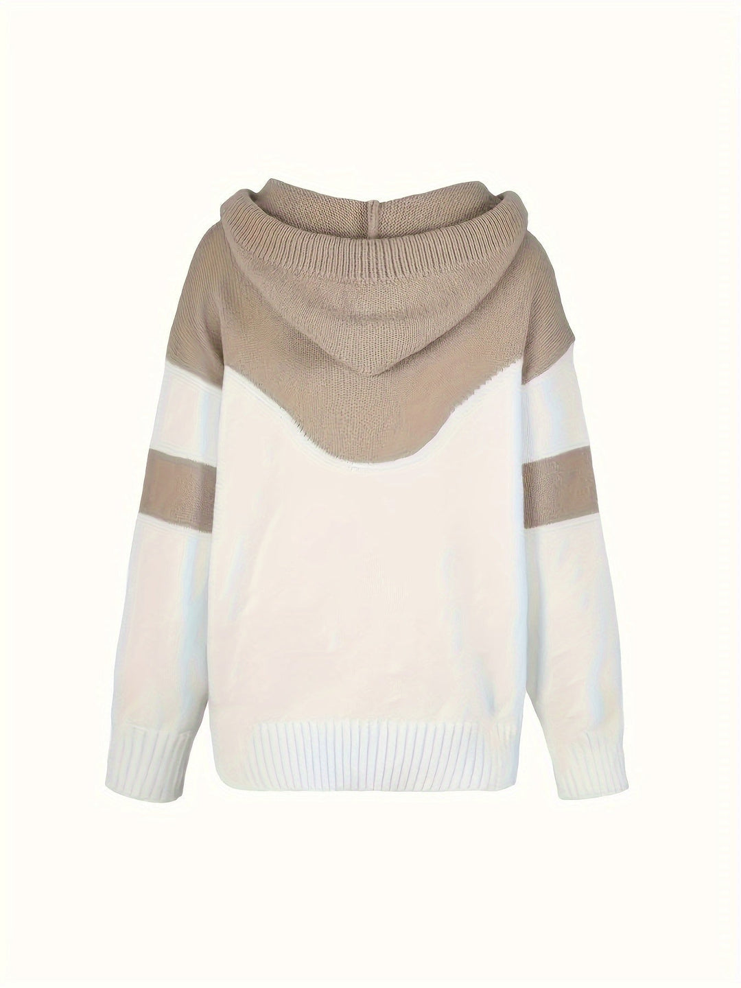 Color-Block Hooded Pullover