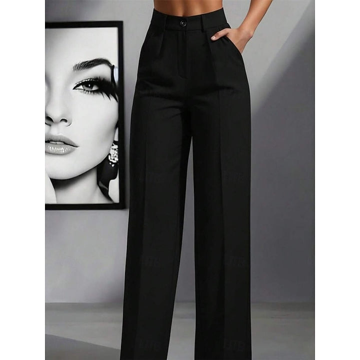 High-Waist Tailored Pants