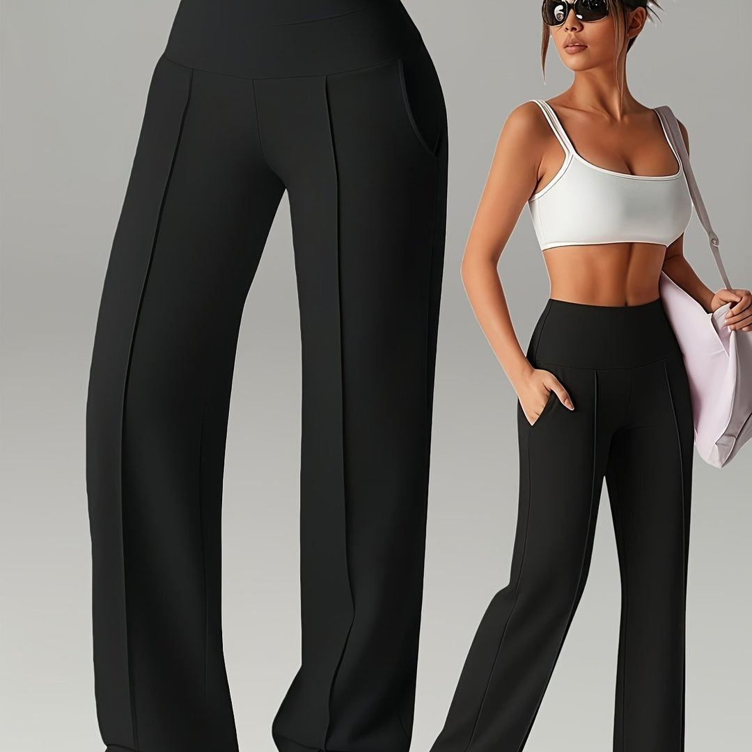 High-Waist Wide-Leg Pants