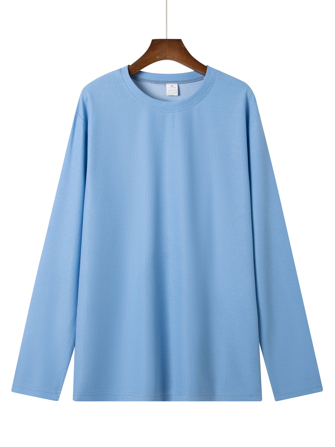 Textured Long-Sleeve Top