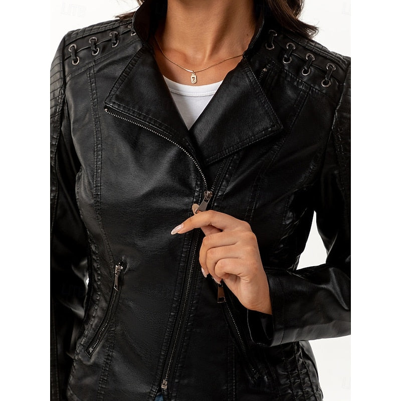 Sleek Biker Jacket